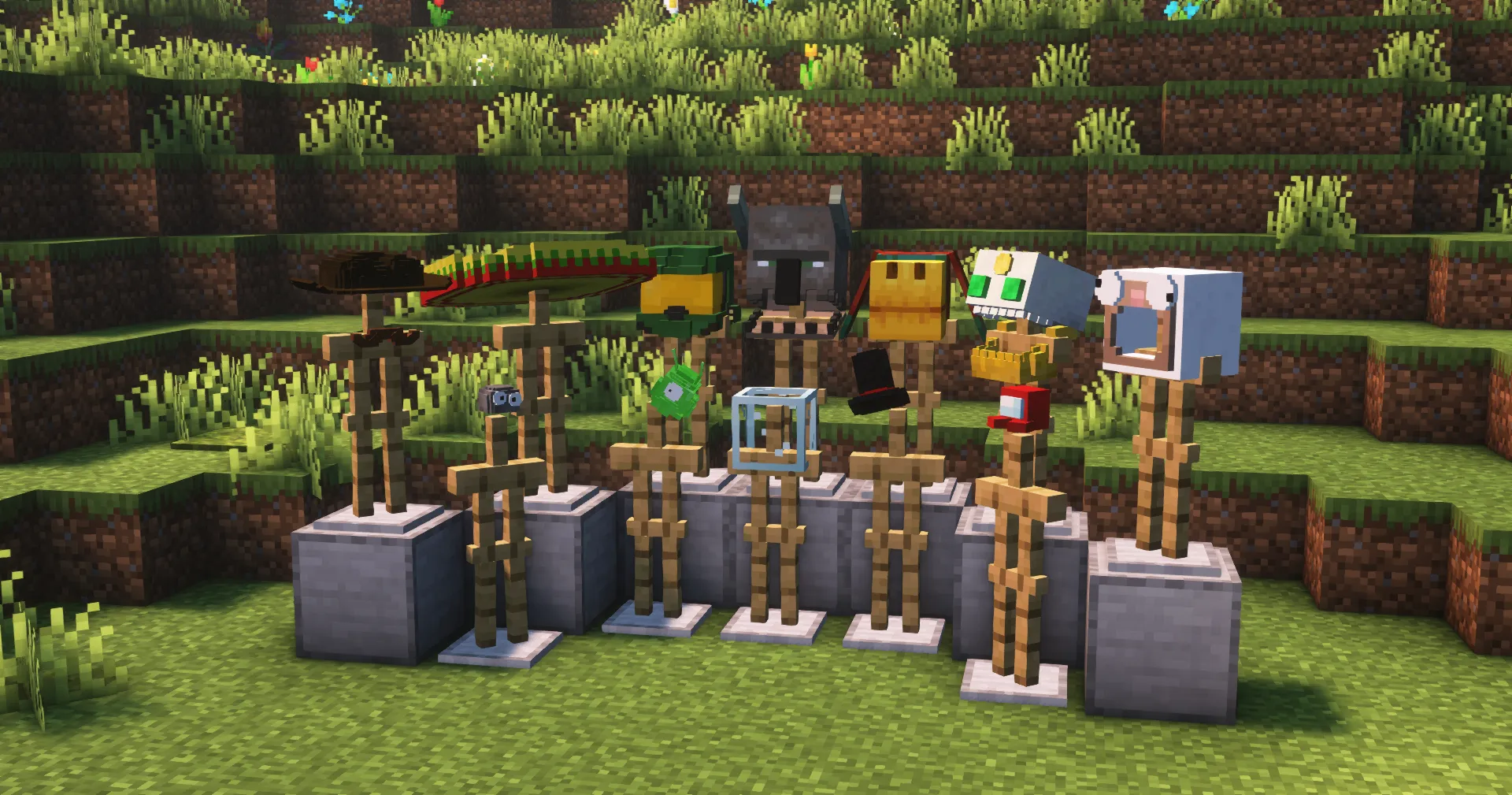 Eureka! CMD, Текстуры, Minecraft