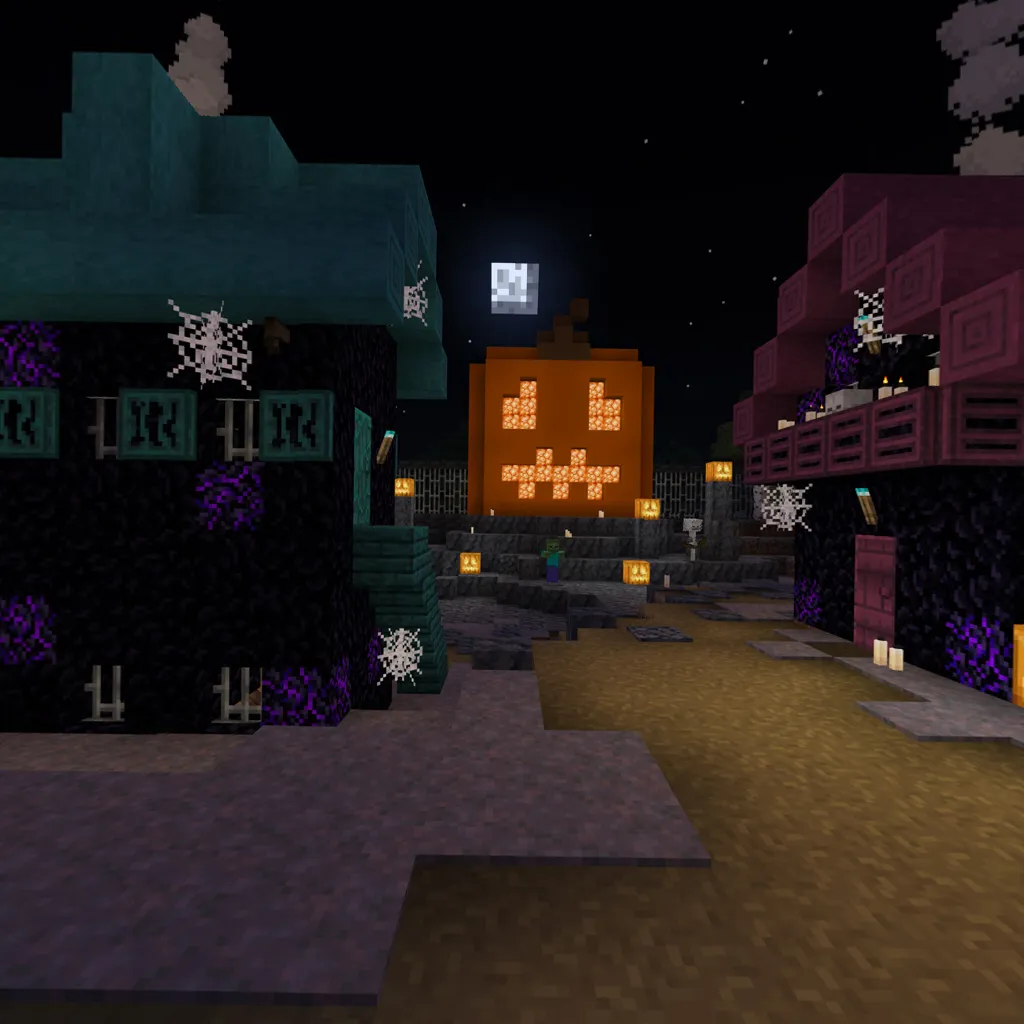Halloween Panorama (Java), Текстуры, Minecraft
