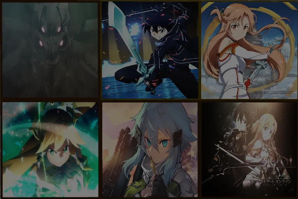 Anime Paintings Pack SAO Edition, Текстуры, Minecraft