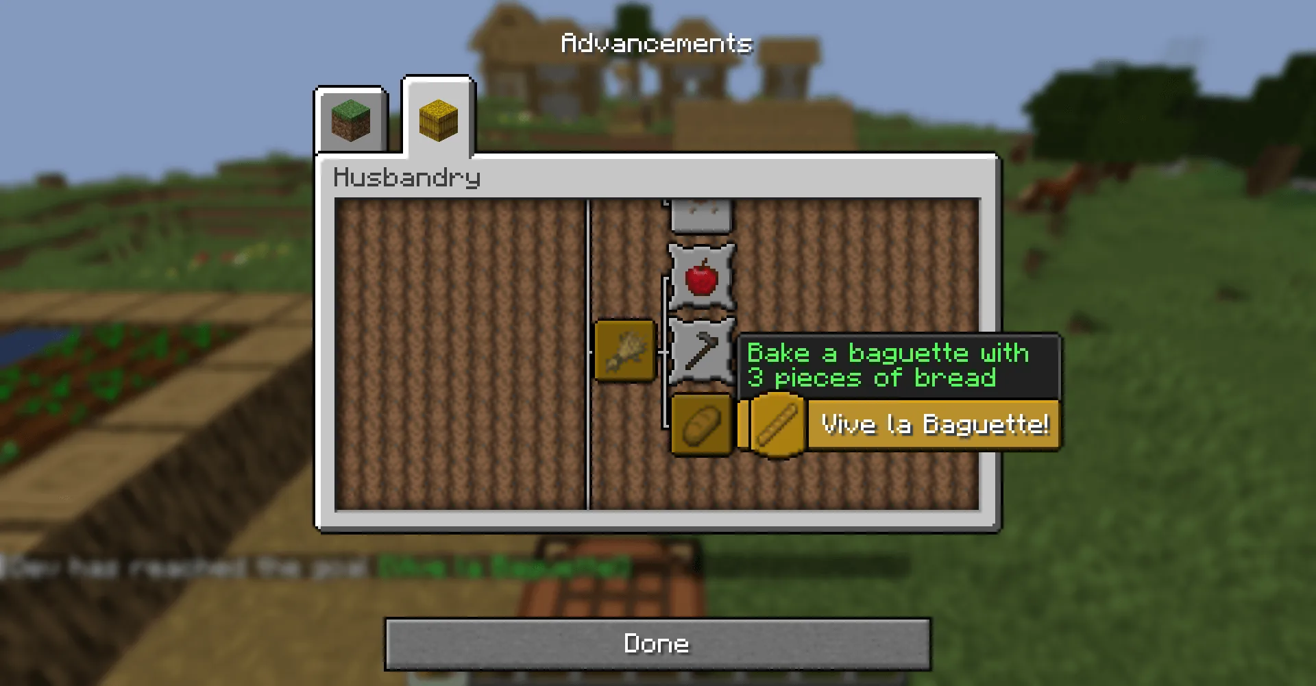 It's A Baguette!, Моды, Minecraft