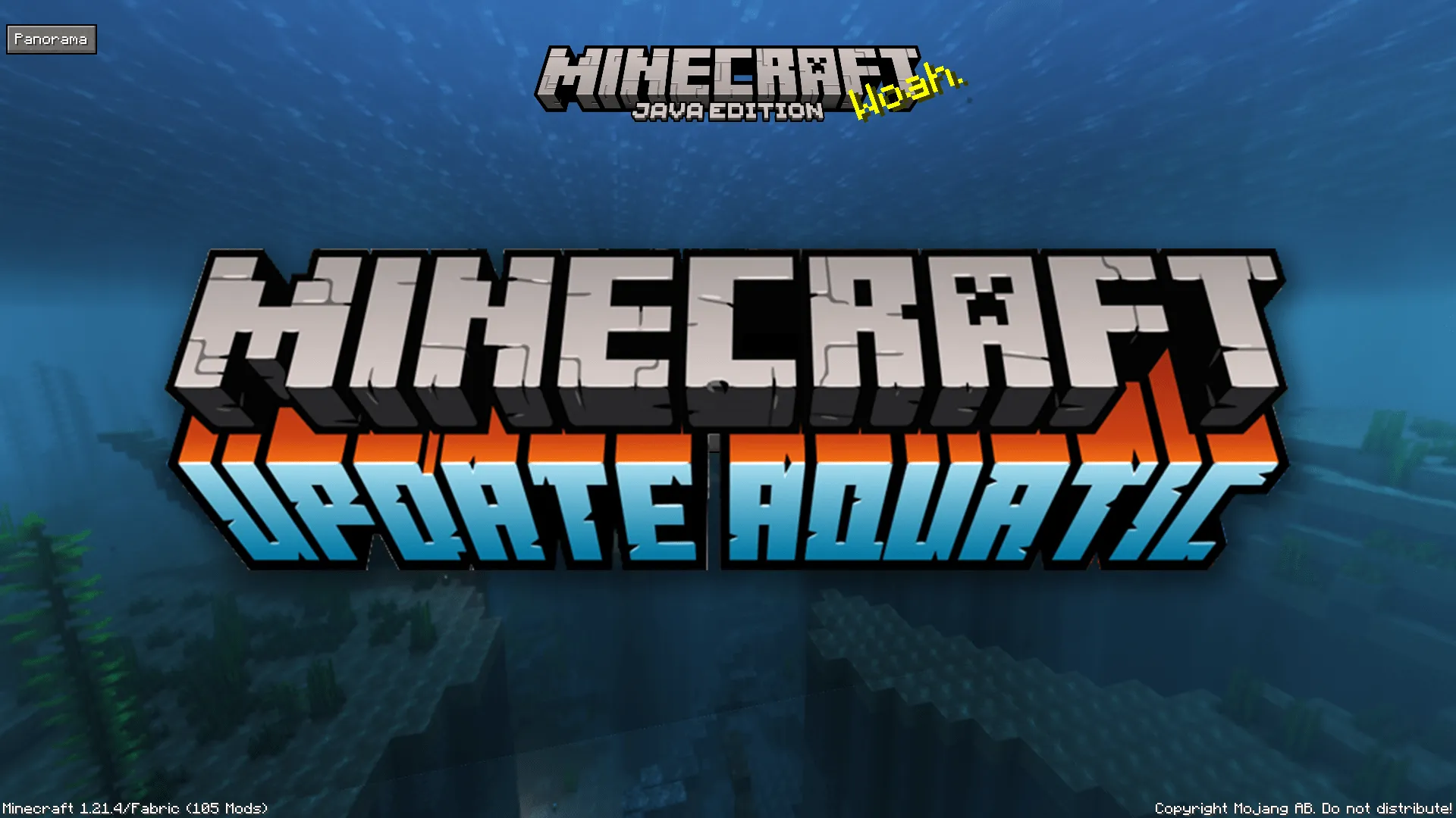 Update Aquatic Panorama with Shaders — скриншот 1 (Текстуры, Minecraft)