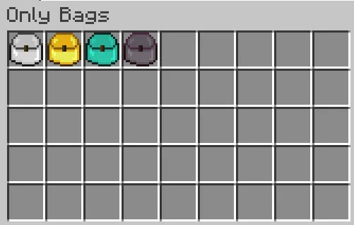 Only Bags, Моды, Minecraft