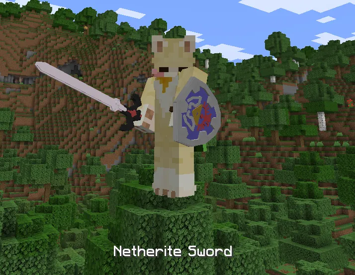 Distant Nostalgia! (a 3D swords/shield resource pack!) — скриншот 3 (Текстуры, Minecraft)