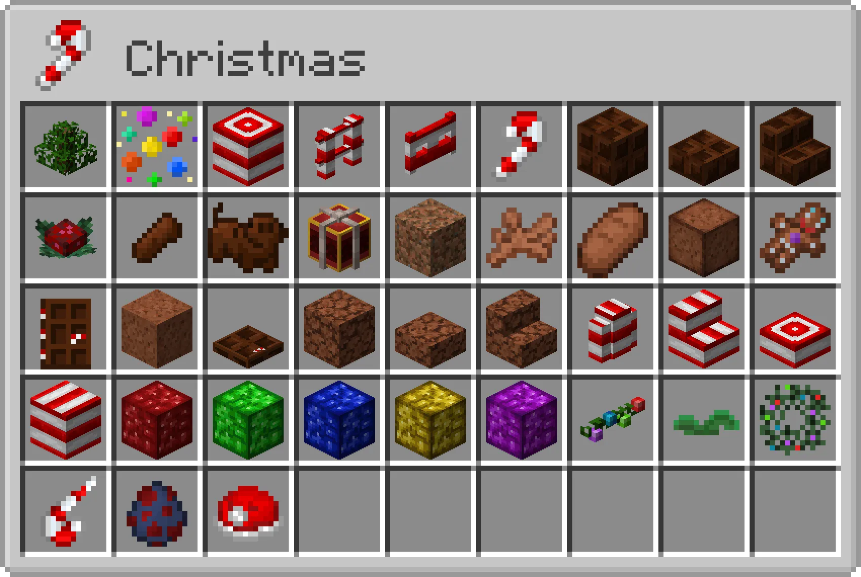 MJ's Holiday Mod (Christmas), Моды, Minecraft