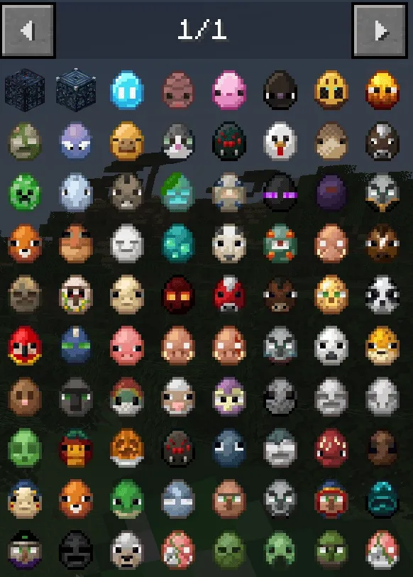 Kehaan Spawn Eggs, Текстуры, Minecraft