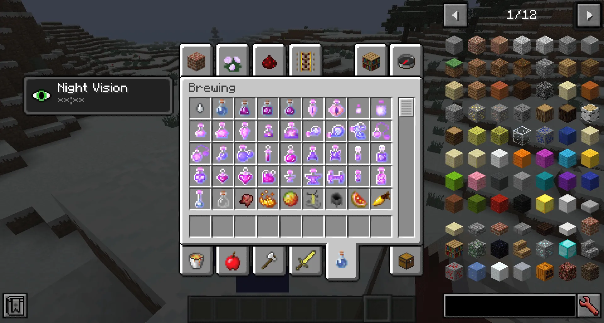 xali's Potions Backported, Текстуры, Minecraft