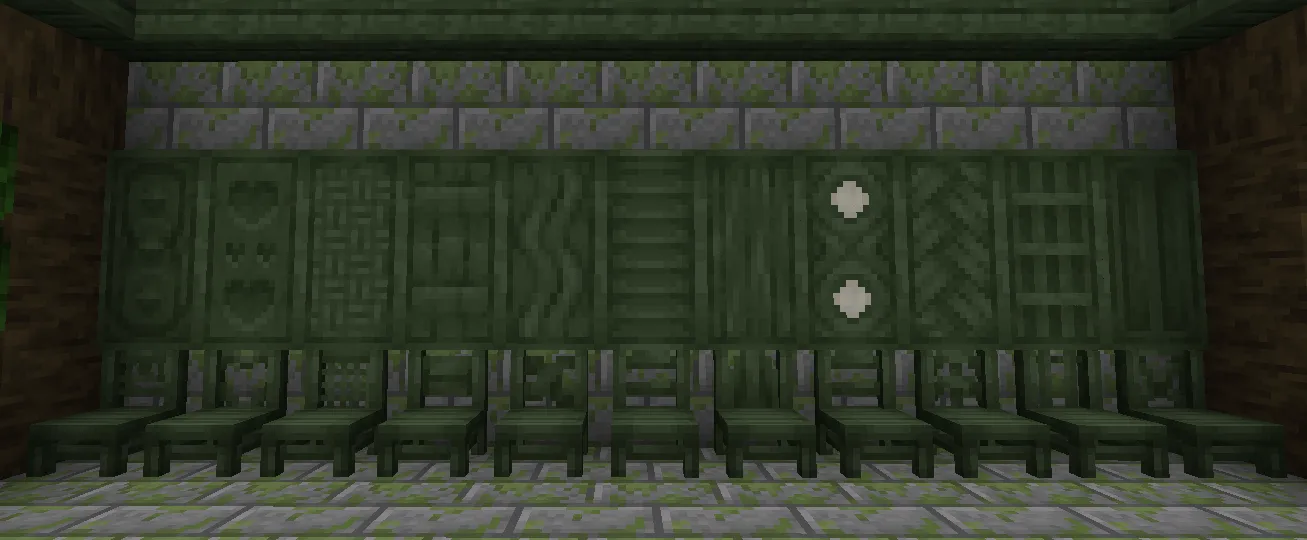 Mossy Green Mangrove, Текстуры, Minecraft