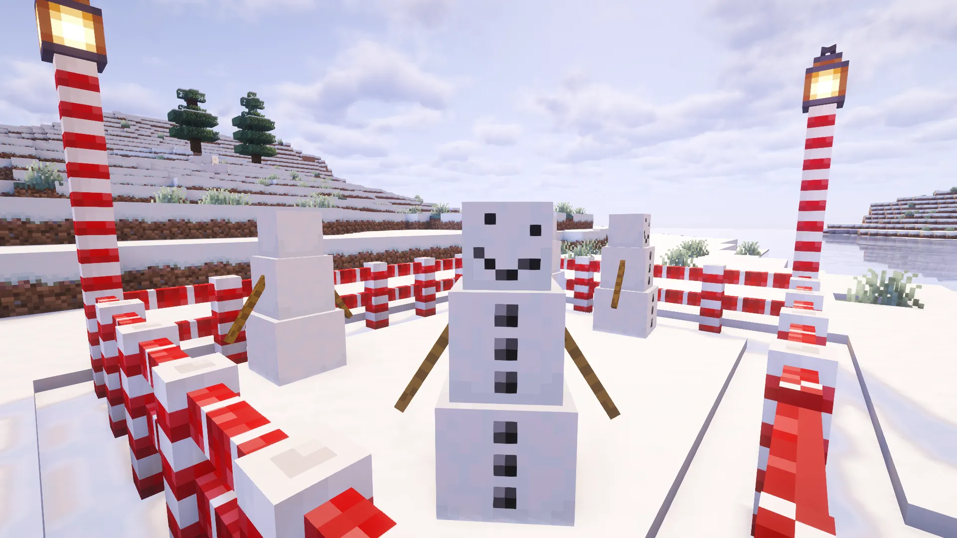 Candy Cane Fun, Текстуры, Minecraft