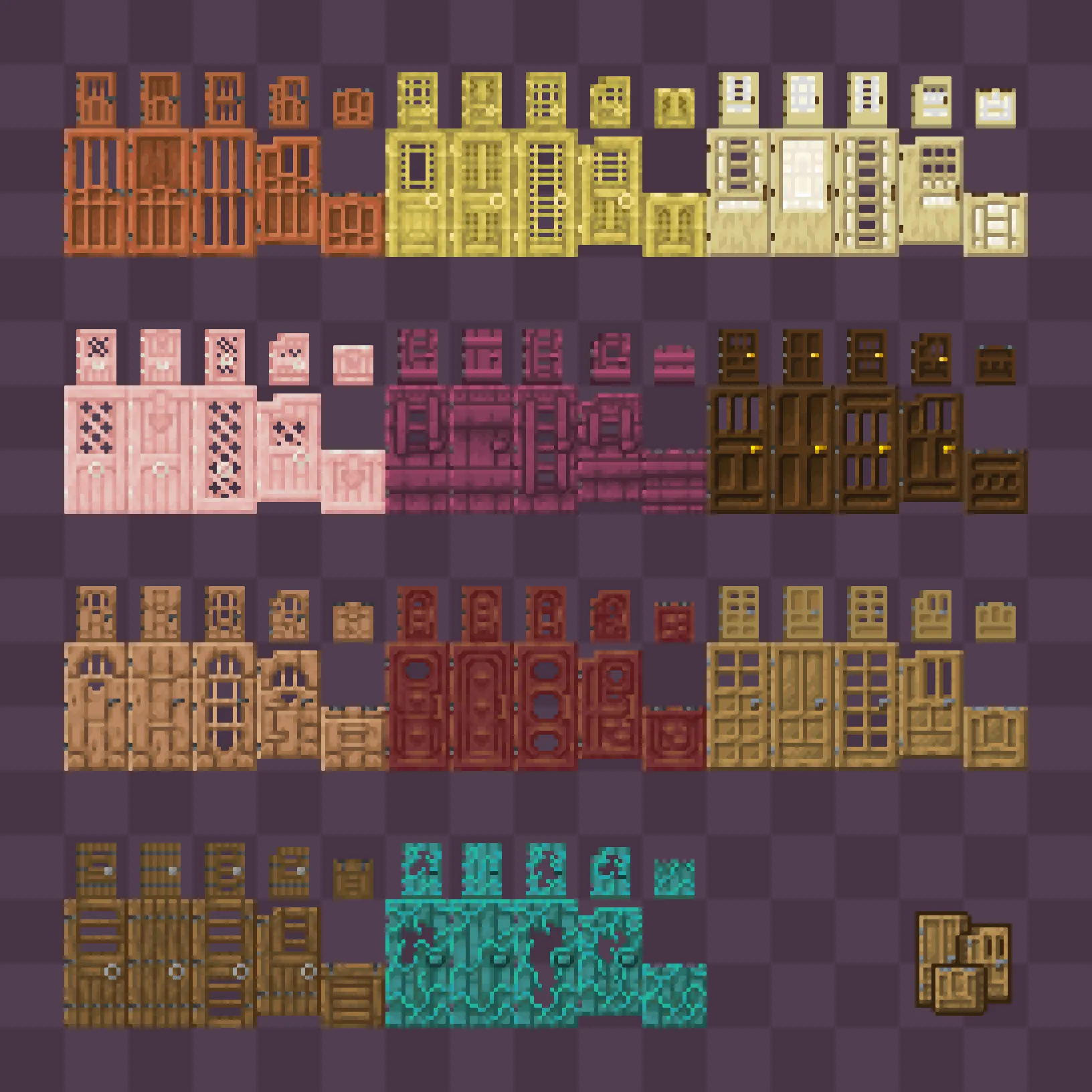 Tutta's Doors — скриншот 2 (Моды, Minecraft)