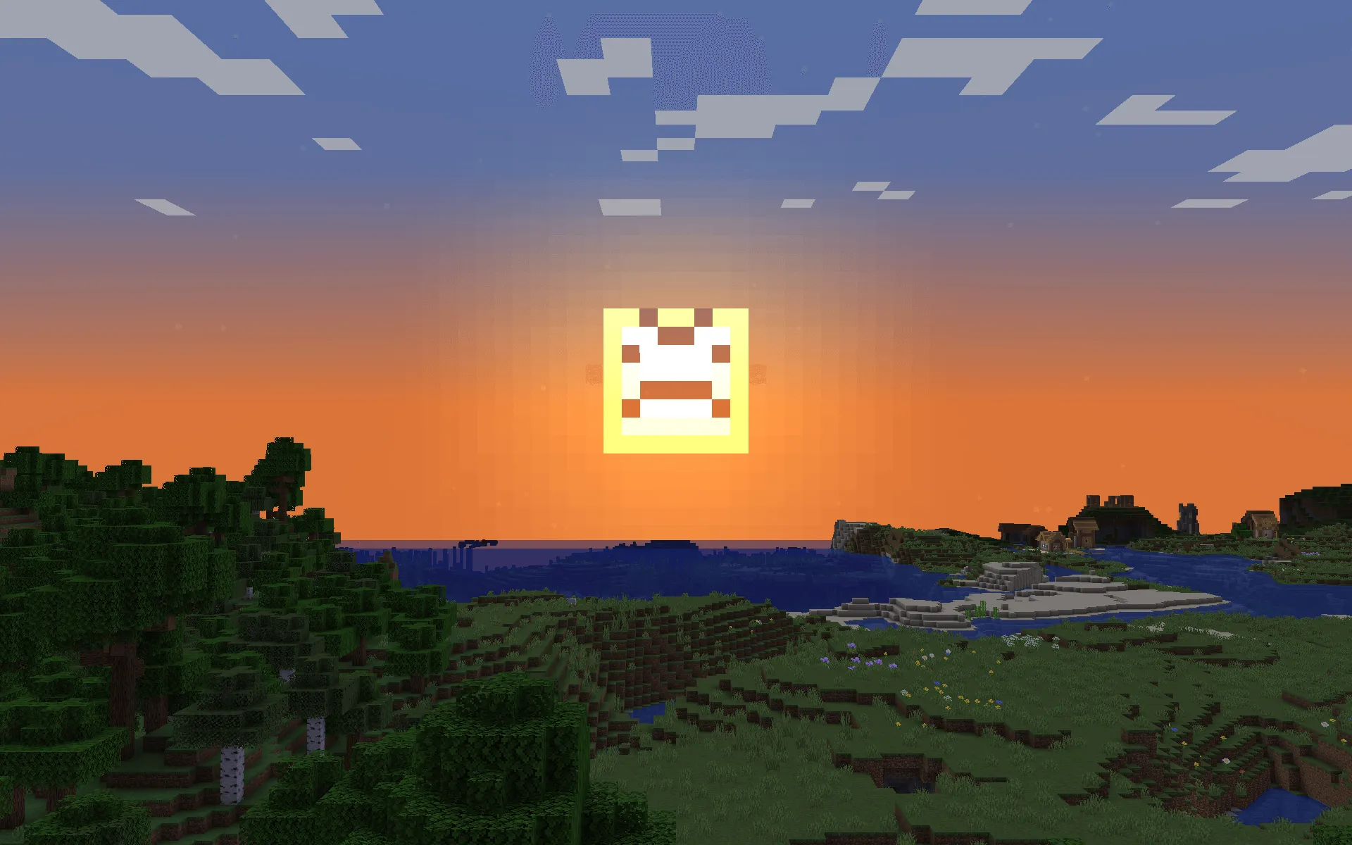 Dulan's Angry Sun (and angry moon) — скриншот 2 (Текстуры, Minecraft)