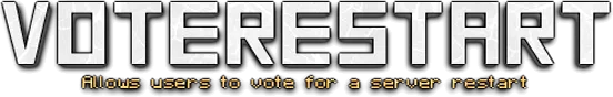 VoteRestart — скриншот 1 (Плагины, Minecraft)