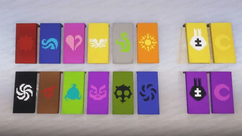 Homestuck Banner Pack — скриншот 1 (Дата-паки, Minecraft)