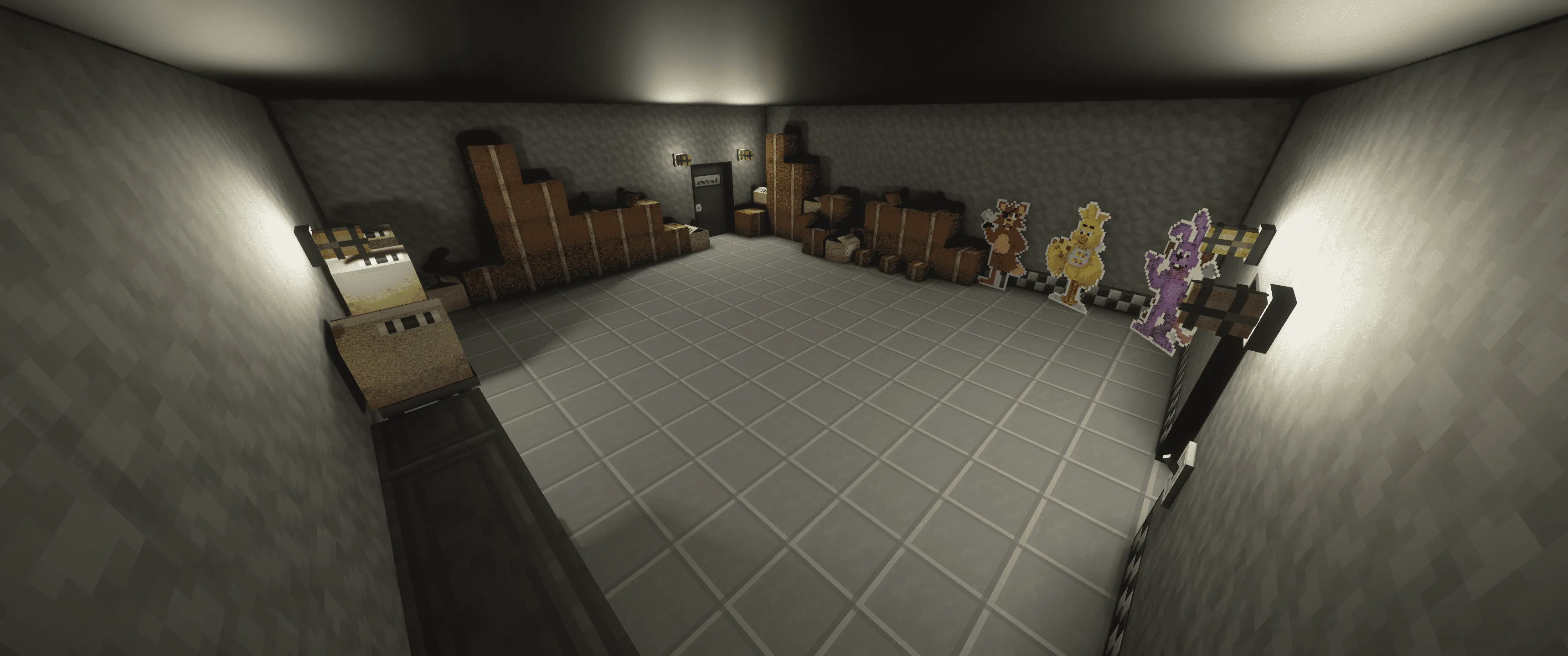 Five Nights at Pixels - The Facility — скриншот 14 (Модпаки, Minecraft)