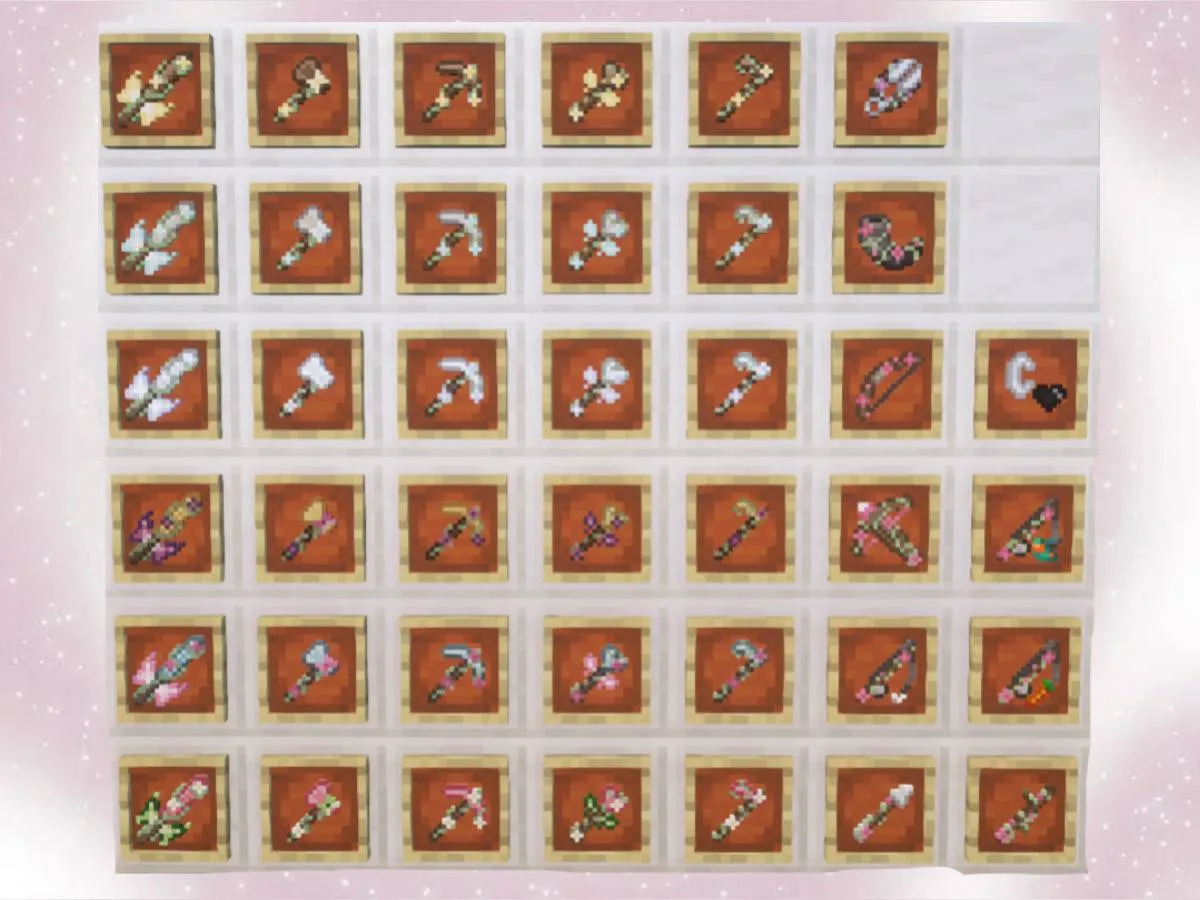 A0line's Fairy Tools, Текстуры, Minecraft