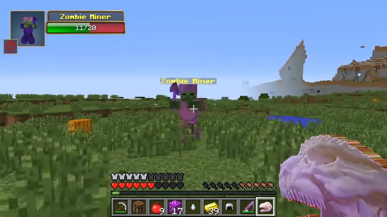 Purple Lucky Block, Кастомизации, Minecraft