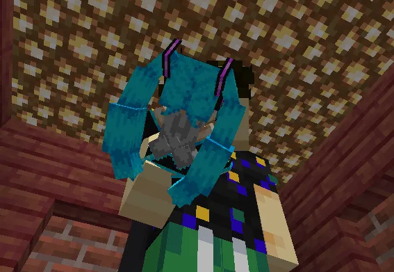 Miku as a totem! — скриншот 2 (Текстуры, Minecraft)