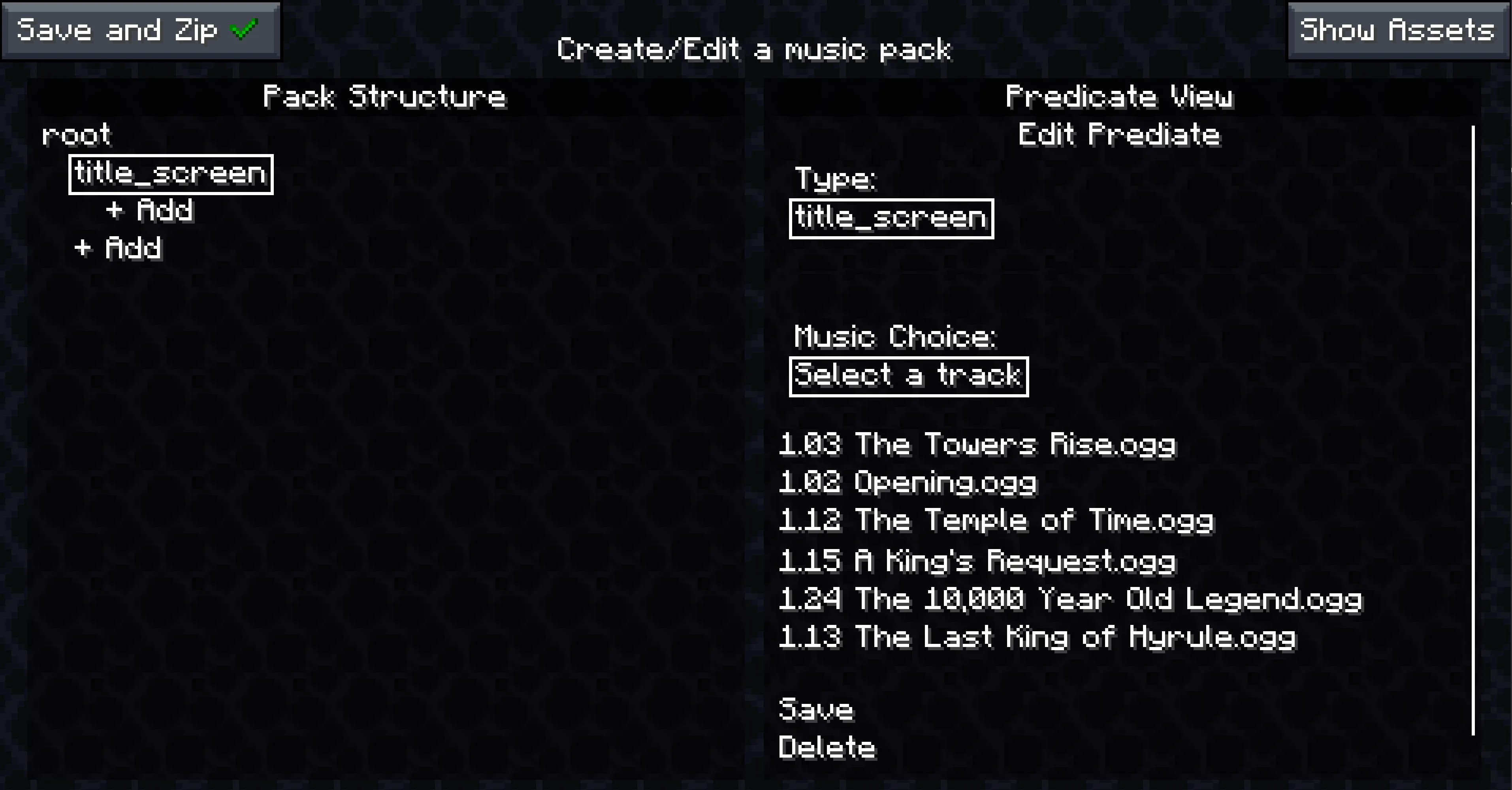 True Adaptive Music — скриншот 1 (Моды, Minecraft)
