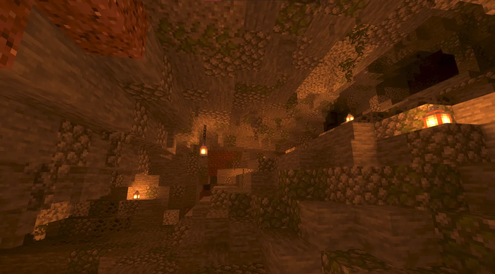 Caves Plus 𝕍𝟛.𝟝 — скриншот 5 (Текстуры, Minecraft)