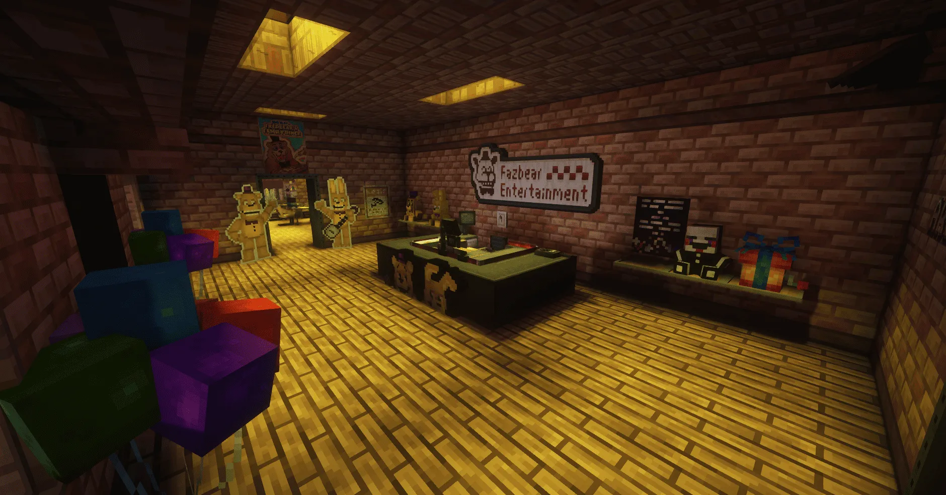 Five Nights at Pixels - Family Diner — скриншот 2 (Модпаки, Minecraft)
