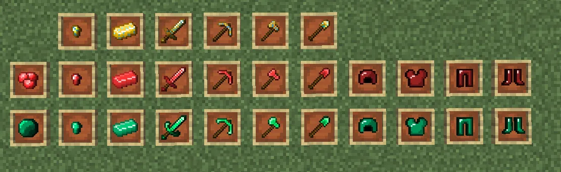 Rufensium, Моды, Minecraft