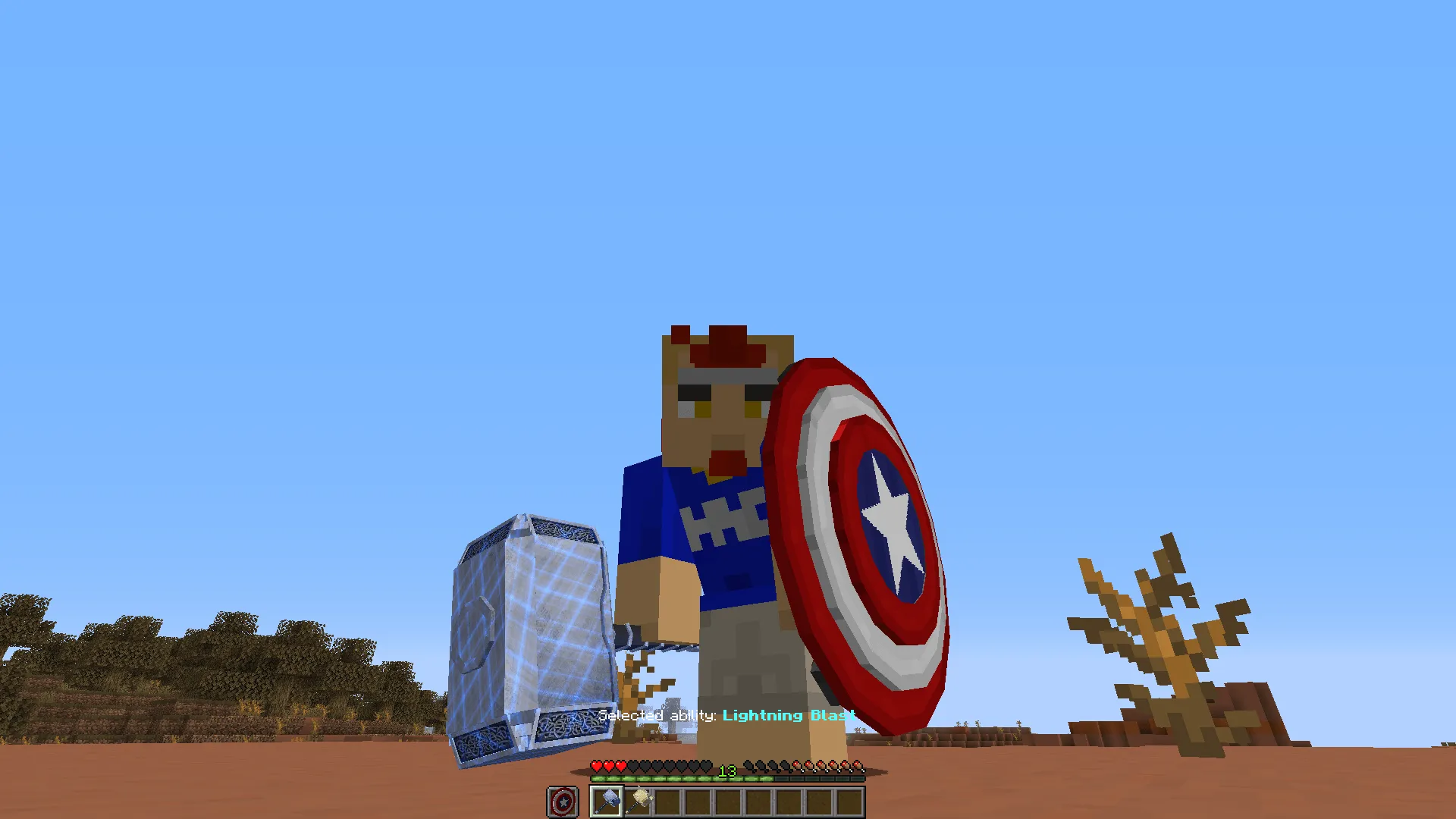 Mjolnir & Captain America's Shield, Дата-паки, Minecraft