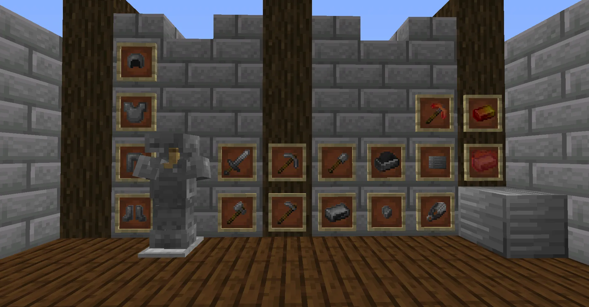 tools steel and armor steel — скриншот 2 (Моды, Minecraft)