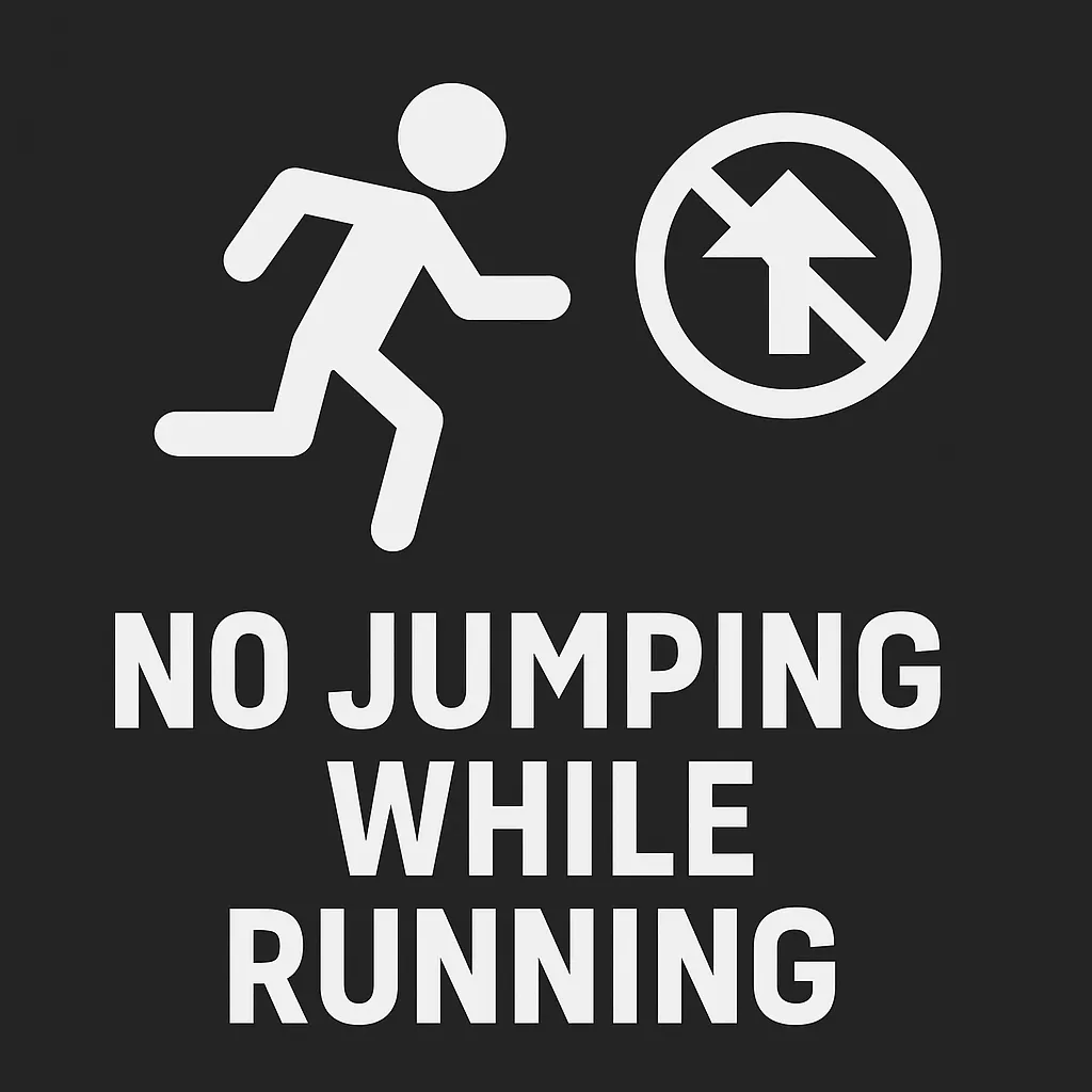 no jumping while running, Моды, Minecraft