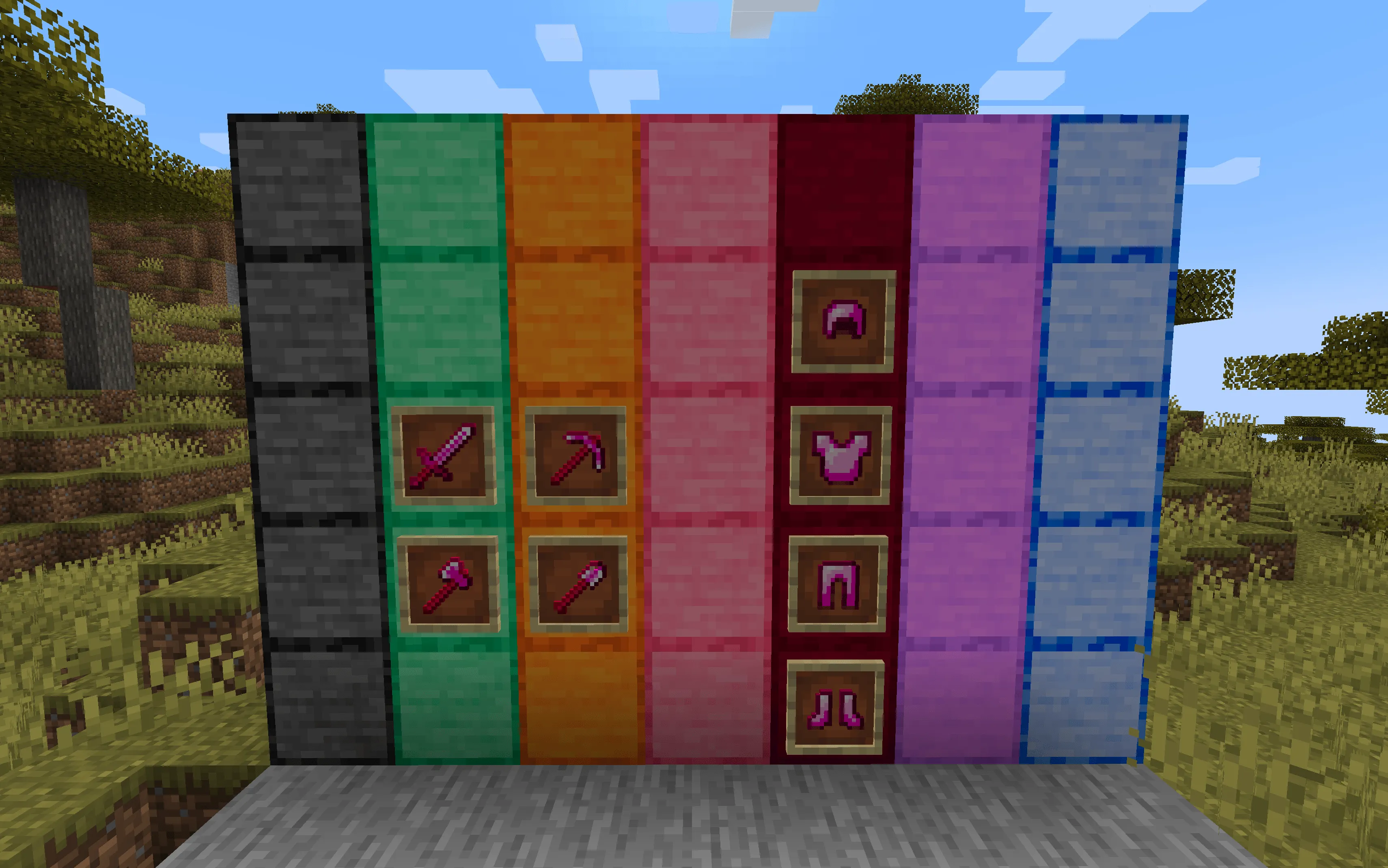 Colored Stone, Моды, Minecraft