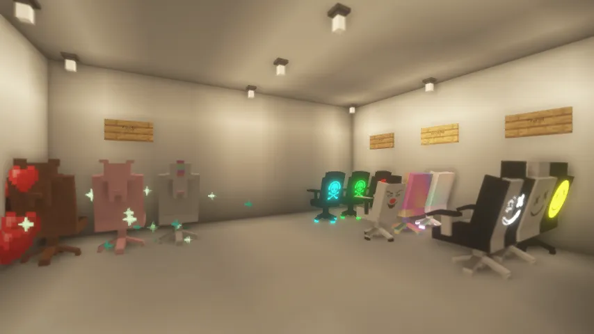 Gamingchairs — скриншот 2 (Моды, Minecraft)