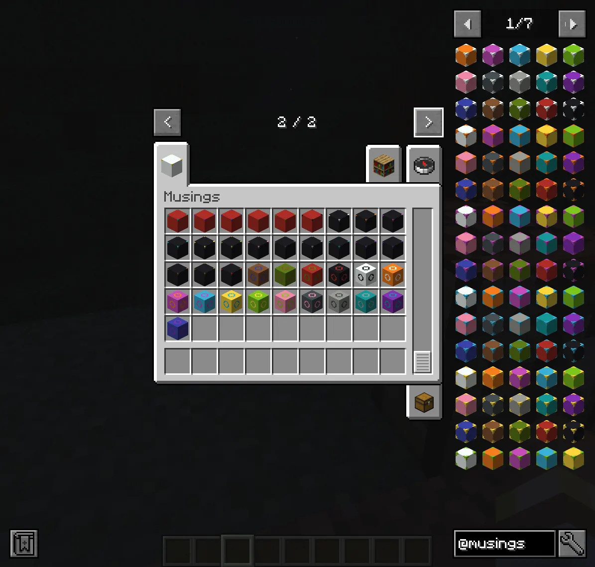 Musings, Моды, Minecraft