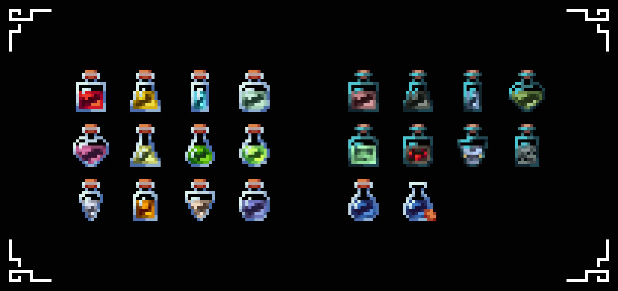 Unique Potions By Blond — скриншот 2 (Текстуры, Minecraft)