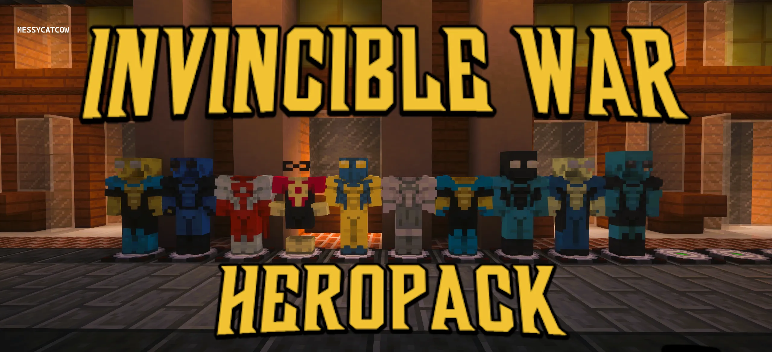 Invincible War (Fisk's Superheroes) — скриншот 5 (Аддоны, Minecraft)