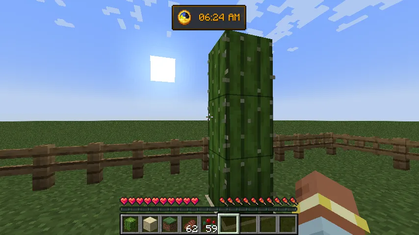 Universal Clock HUD (Fork) — скриншот 1 (Моды, Minecraft)