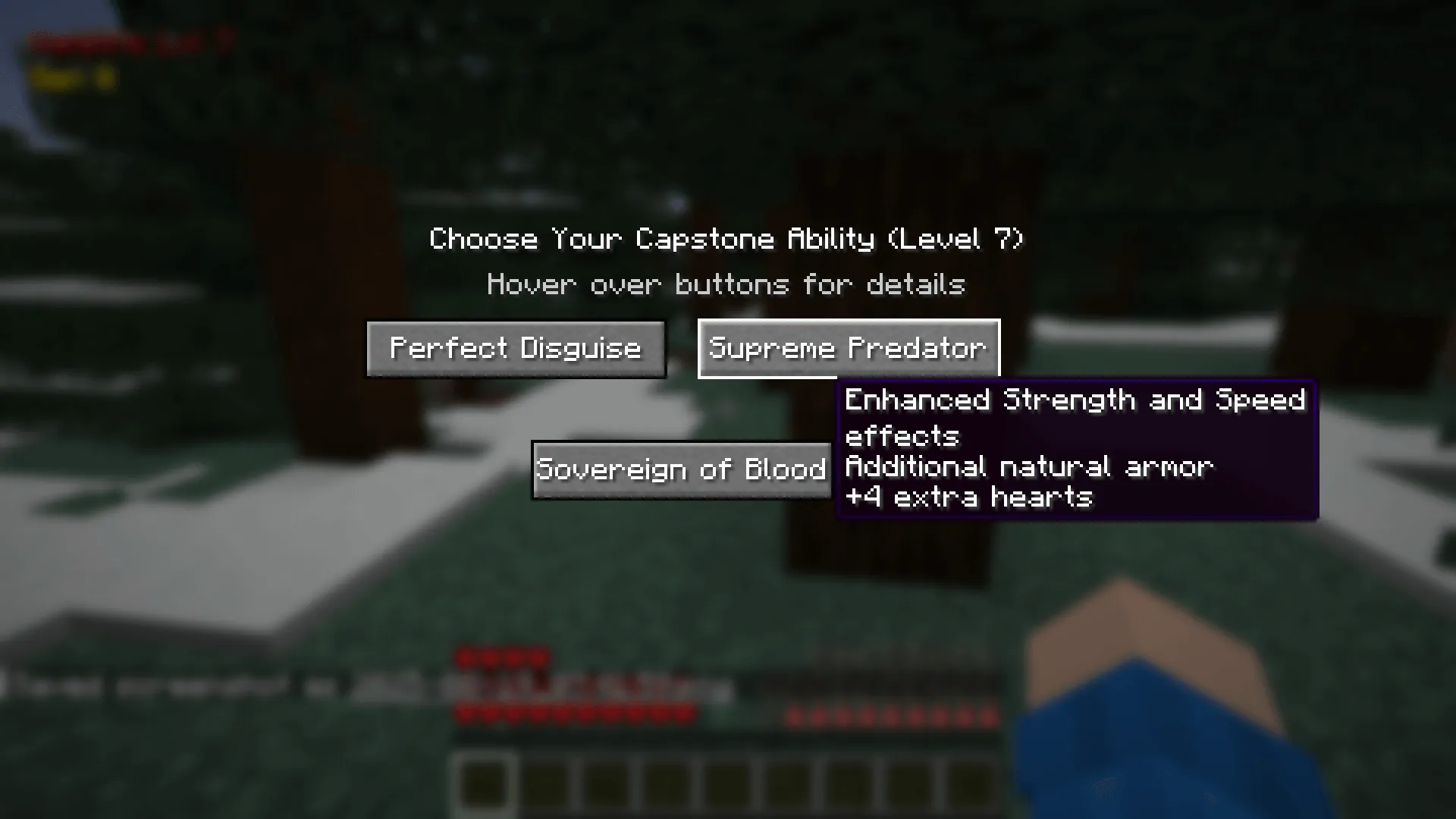 Subversive Vampires, Моды, Minecraft