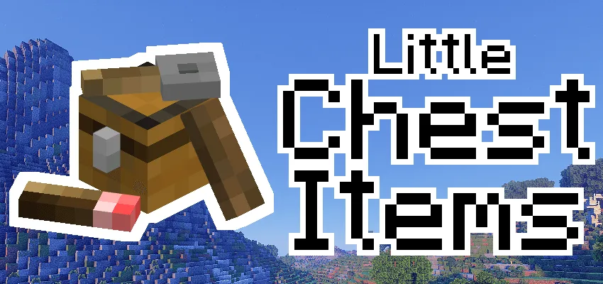 Little Chest Items — скриншот 1 (Текстуры, Minecraft)