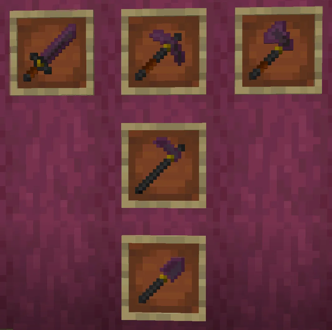 Enhanced Tools & Weapons — скриншот 4 (Текстуры, Minecraft)