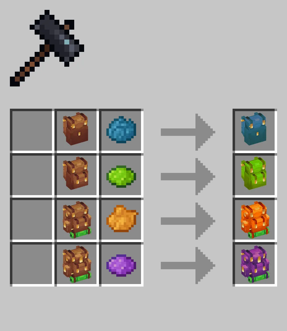 Gero's Backpacks!, Моды, Minecraft