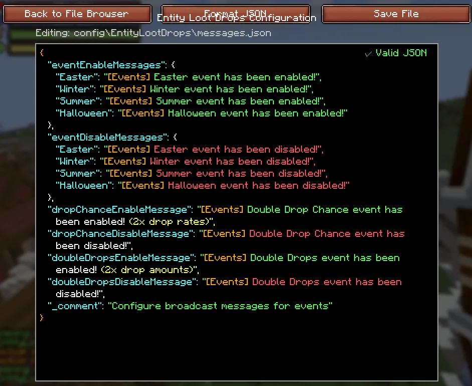 Entity Loot Drops, Моды, Minecraft