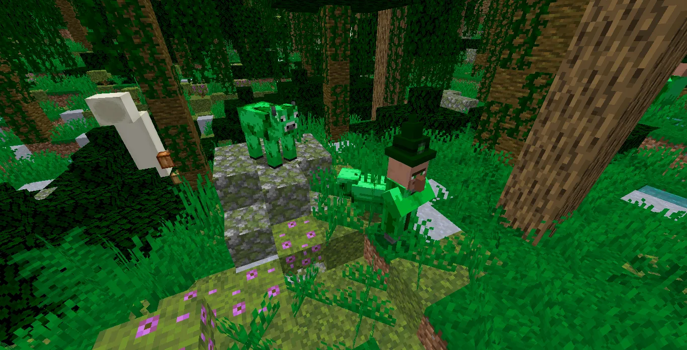 Emerald Dimension (Villager Paradise) — скриншот 5 (Моды, Minecraft)
