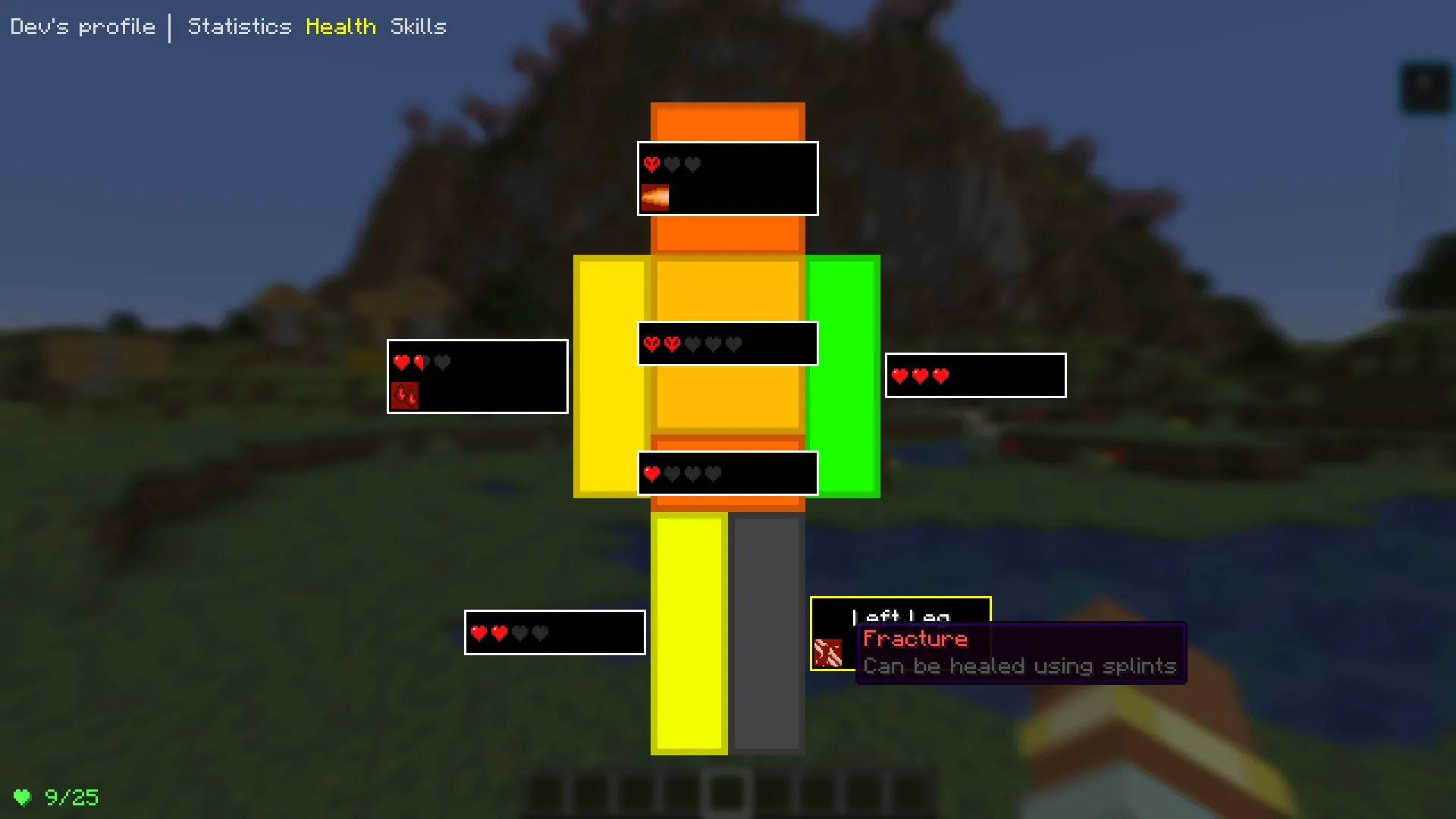 Medical system, Моды, Minecraft