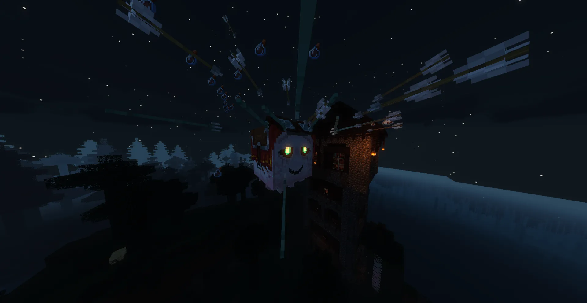 NOT SO HAPPY GHASTS x FRESH ANIMATIONS — скриншот 4 (Текстуры, Minecraft)