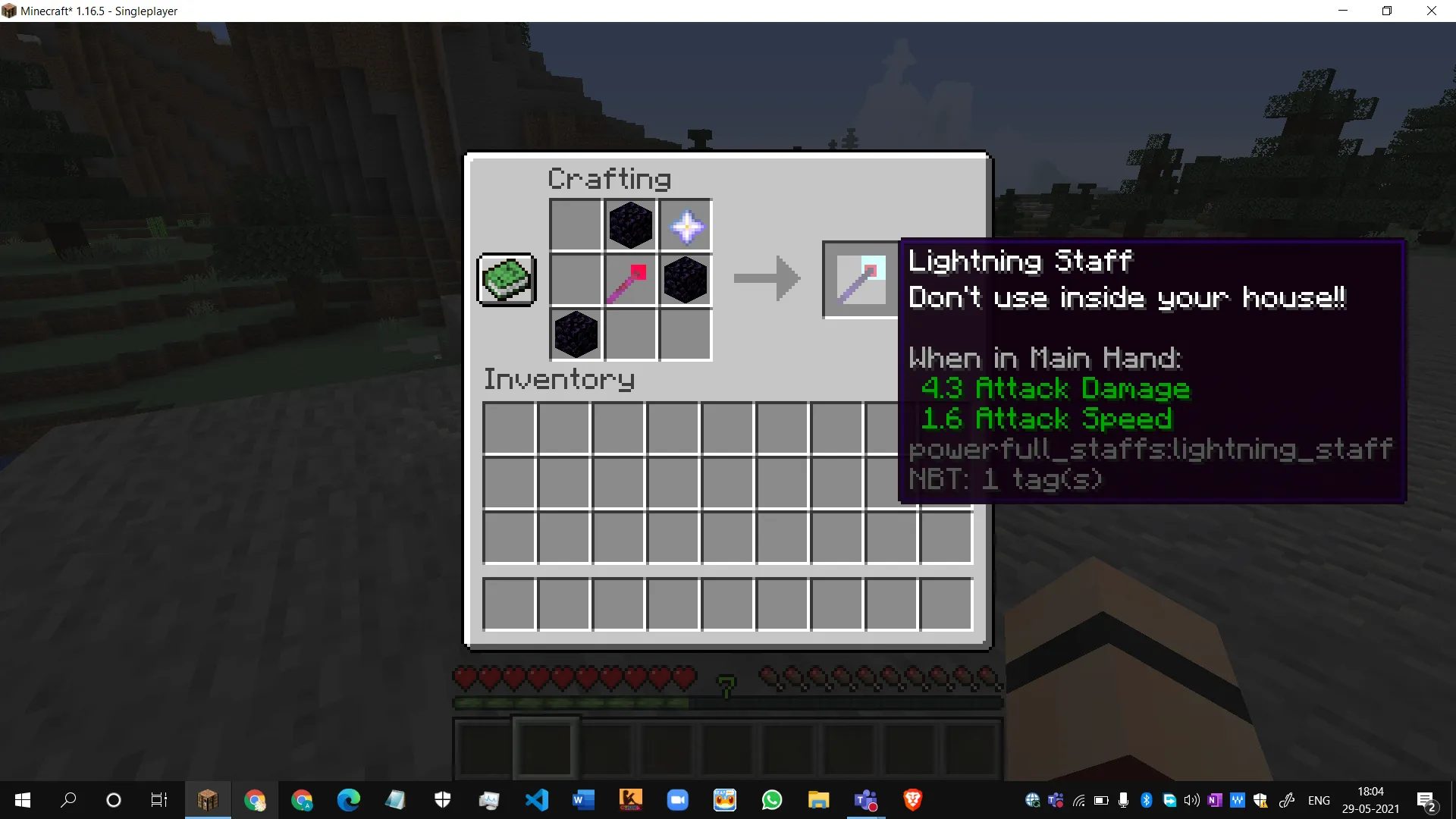 Powerful Staffs — скриншот 2 (Моды, Minecraft)