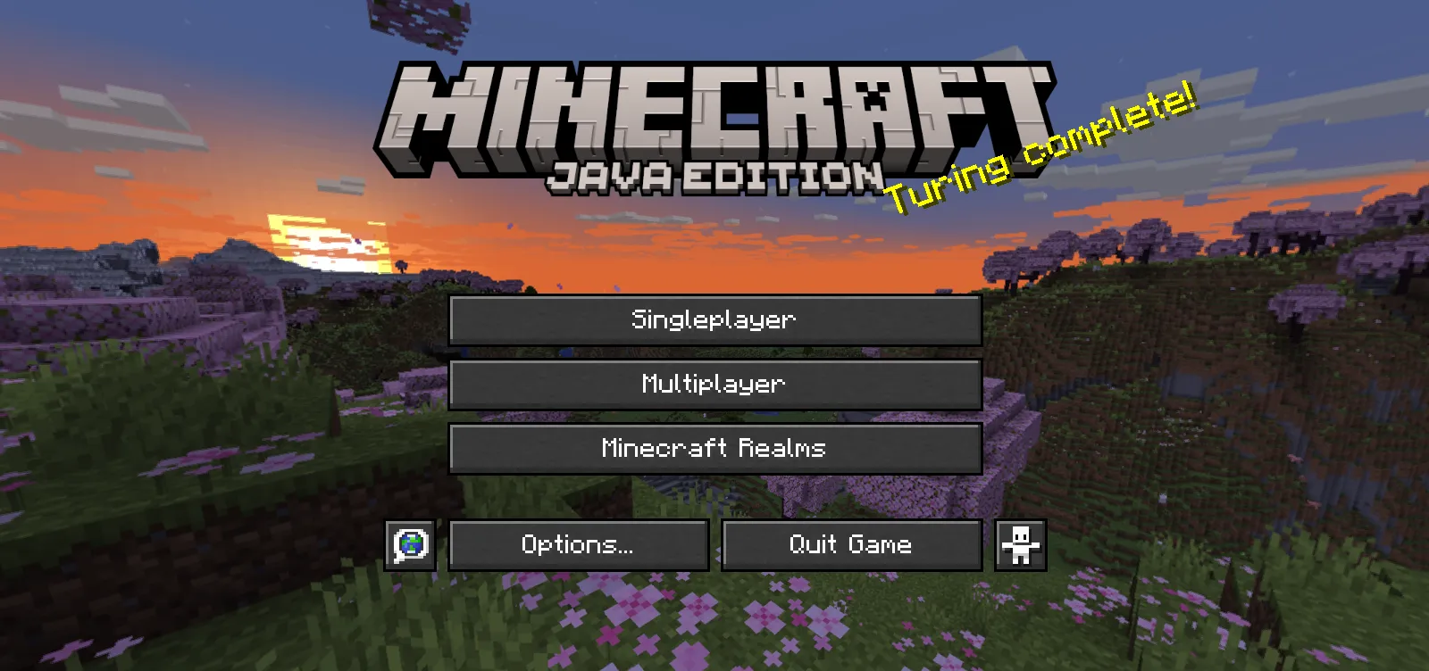 Menu Buttons But Dark — скриншот 2 (Текстуры, Minecraft)