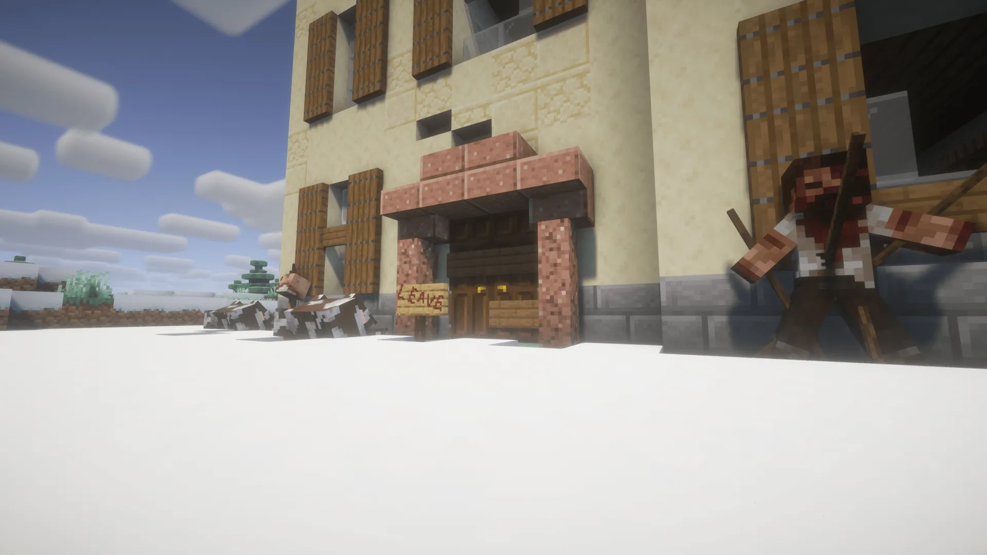 Abandoned City Buildings Horror Elements Plugin, Моды, Minecraft