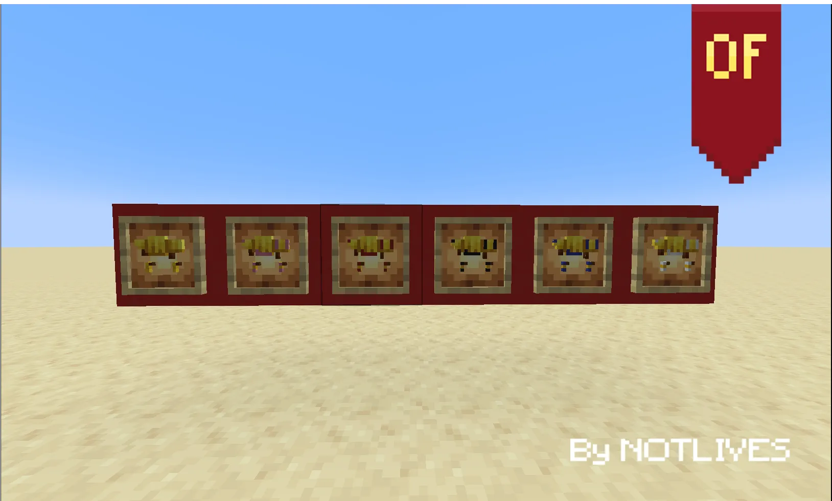 NOTLIVES's Samurai dog Armor V2 — скриншот 4 (Текстуры, Minecraft)