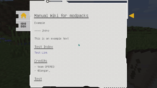 Markdown Manual-Lite, Моды, Minecraft