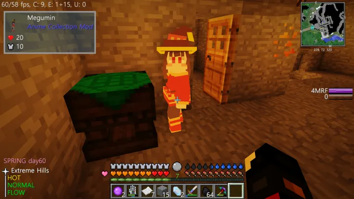 AnimColle Legacy, Моды, Minecraft