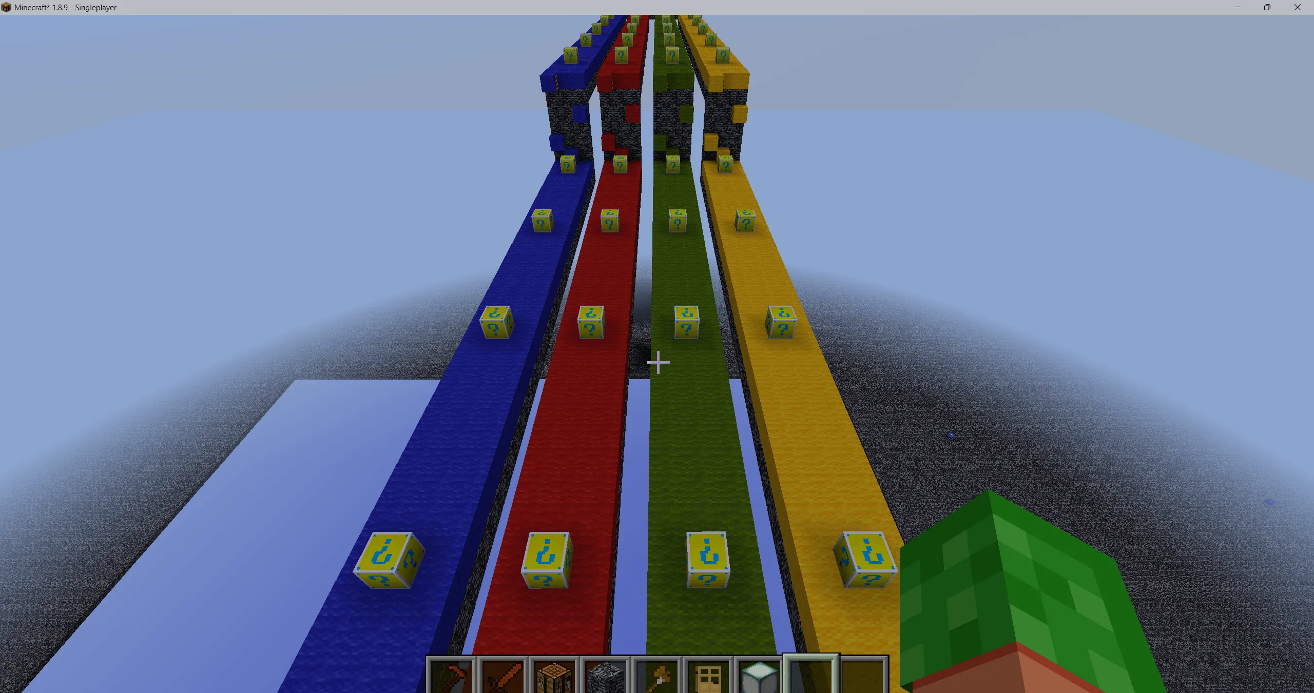 Lucky Block Racing Map — скриншот 1 (Карты, Minecraft)