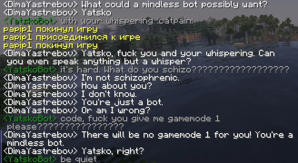 Yatsko, Моды, Minecraft