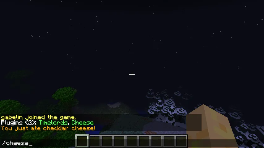 Cheese — скриншот 1 (Плагины, Minecraft)
